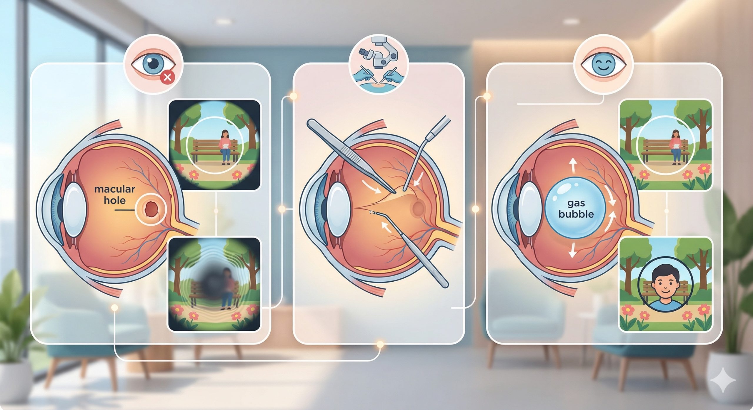 חור מקולרי - מה זה בדיוק ואיך ניתוח זעיר מתקן את מרכז הראייה